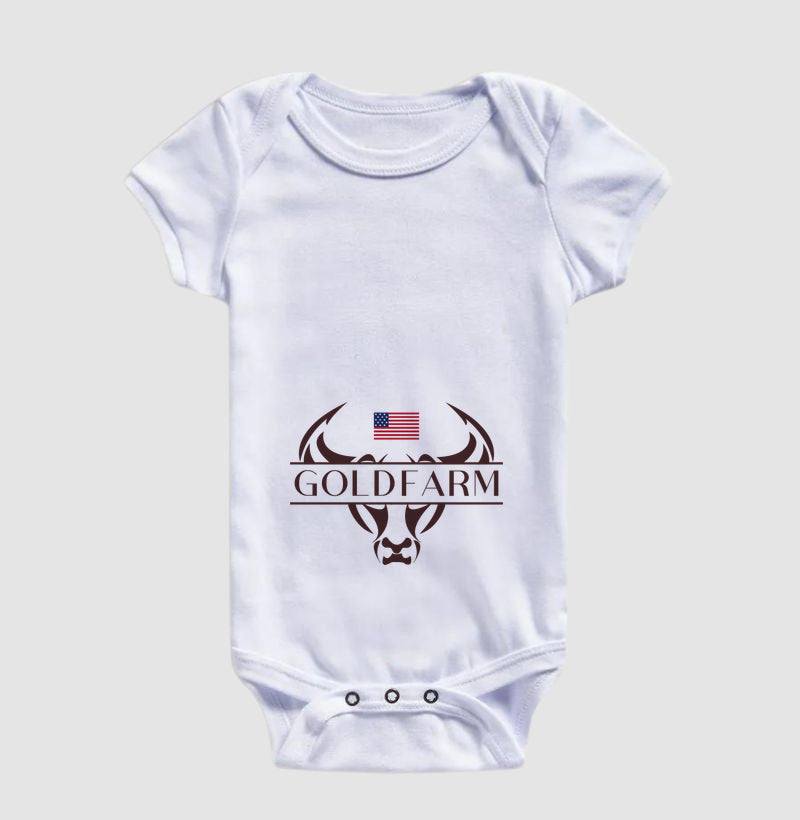 Body Infantil Gold Farm