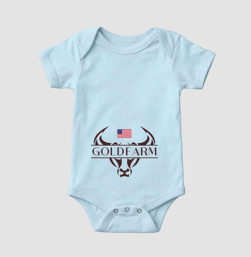 Body Infantil Gold Farm