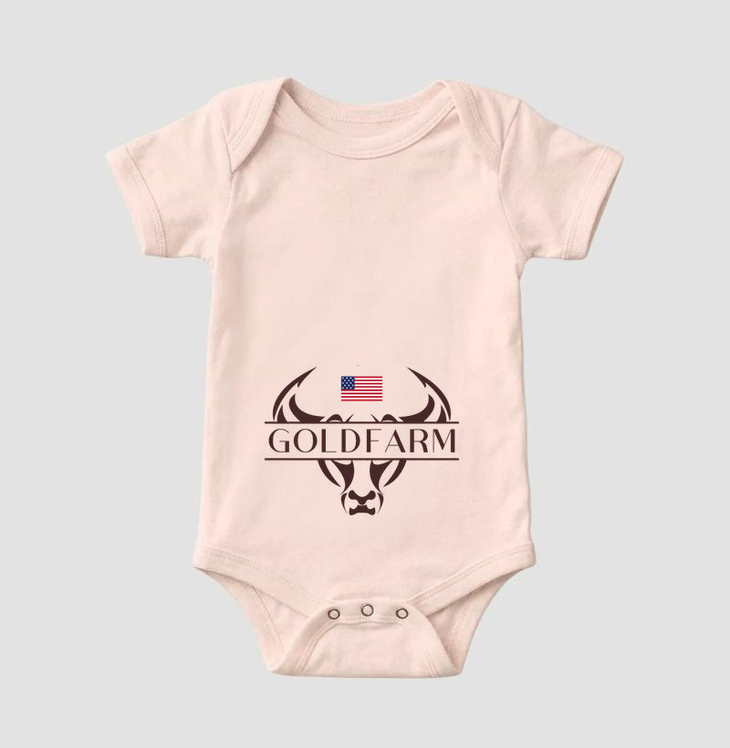 Body Infantil Gold Farm
